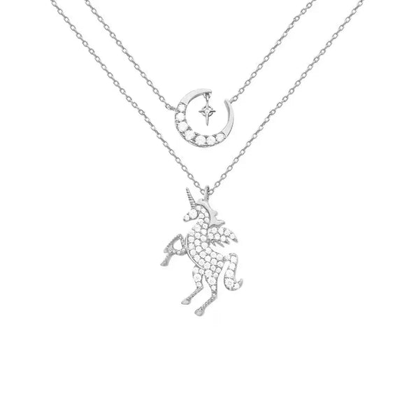 Shiny Animal Alloy Wholesale Layered Necklaces