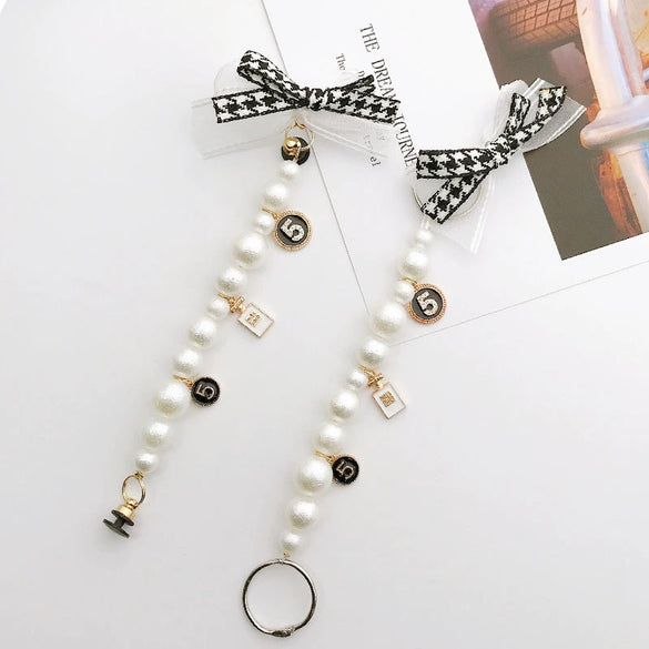Shoe Accessories Alloy Bear Rhinestone Pearl Hanging Chain With Plants And Flowers Style Electroplating