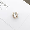 Shoe Accessories Alloy Bear Rhinestone Pearl Hanging Chain With Plants And Flowers Style Electroplating