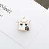 Shoe Accessories Alloy Bear Rhinestone Pearl Hanging Chain With Plants And Flowers Style Electroplating