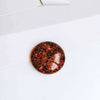 Shoe And Mobile Phone Case Accessories Acrylic Plastic Resin Round Irregular Gold Foil Glitter Dripping Oil Style