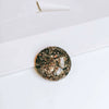 Shoe And Mobile Phone Case Accessories Acrylic Plastic Resin Round Irregular Gold Foil Glitter Dripping Oil Style