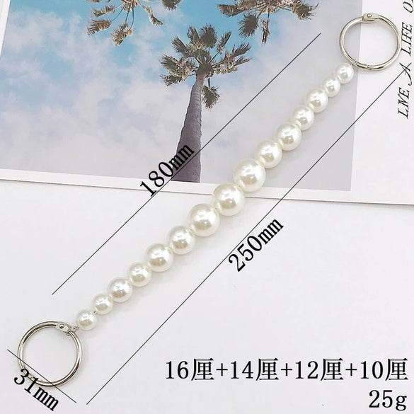 Shoe Chain Jewelry Accessories Acrylic Handmade Beaded Pearl Shoe Buckle Decoration