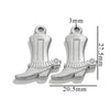 Shoes Shaped Stainless Steel Jewelry Accessories For Diy Bracelet Necklace Bag Hanging With Electroplating
