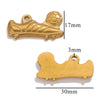 Shoes Shaped Stainless Steel Jewelry Accessories For Diy Bracelet Necklace Bag Hanging With Electroplating
