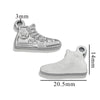 Shoes Shaped Stainless Steel Jewelry Accessories For Diy Bracelet Necklace Bag Hanging With Electroplating