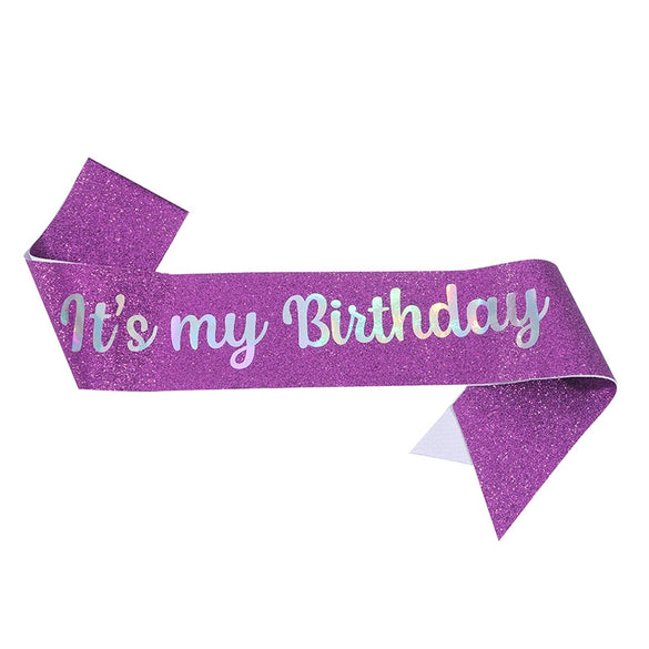 Shoulder Strap Belt Party Decoration Glitter Cloth Bronzing