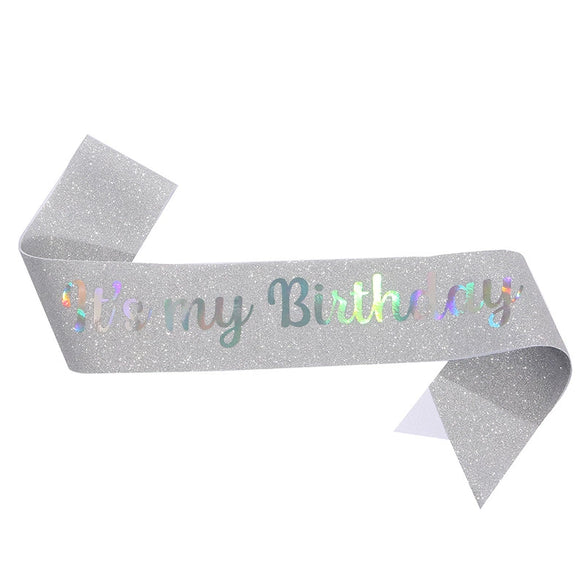 Shoulder Strap Belt Party Decoration Glitter Cloth Bronzing