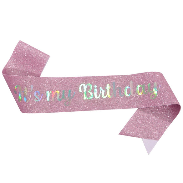 Shoulder Strap Belt Party Decoration Glitter Cloth Bronzing