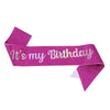Shoulder Strap Belt Party Decoration Glitter Cloth Bronzing