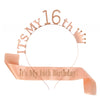 Shoulder Strap Hair Band Set And Birthday Crown Metal Semimanual Semimechanical