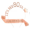 Shoulder Strap Hair Band Set And Birthday Crown Metal Semimanual Semimechanical