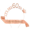 Shoulder Strap Hair Band Set And Birthday Crown Metal Semimanual Semimechanical