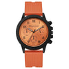 Silicone Alloy Quartz Business Watches For Men With Round Dial
