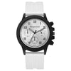 Silicone Alloy Quartz Business Watches For Men With Round Dial