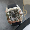 Silicone Alloy Stainless Steel Men's Square Casual Quartz Watch
