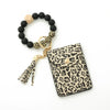 Silicone Bead Card Bag Sunflower Snake Women's Handmade Geometric Bracelet Keychain Mini Wallet