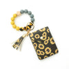 Silicone Bead Card Bag Sunflower Snake Women's Handmade Geometric Bracelet Keychain Mini Wallet