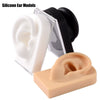 Silicone Display Earrings Semicircular Rectangular Fashion Geometric Ear Pattern
