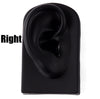 Silicone Display Earrings Semicircular Rectangular Fashion Geometric Ear Pattern