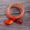 Silicone Five Layer Bracelet With Solid And Mixed Colors And Ribbon Lovely Style Jelly Bangles