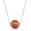Silicone Geometric Basketball Pendant Handmade Unisex Sports Style Necklace Jewelry