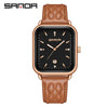 Silicone Quartz Waterproof Casual Square Dial Men's And Women's Watches With Zinc Alloy Case And Stainless Steel Clasp