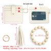 Silicone Woven Grid Stripe Keychain Wallet Card Bag Id Bag With Modern Simplicity Style