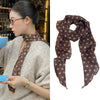 Silk And Polyester Acrylic Mesh Scarf Poll Dot Geometric Tie Dye Women Accessories