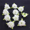 Silk Flower Handmade Small Rose Flower Head Flower Hairpin Wreath
