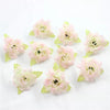 Silk Flower Handmade Small Rose Flower Head Flower Hairpin Wreath