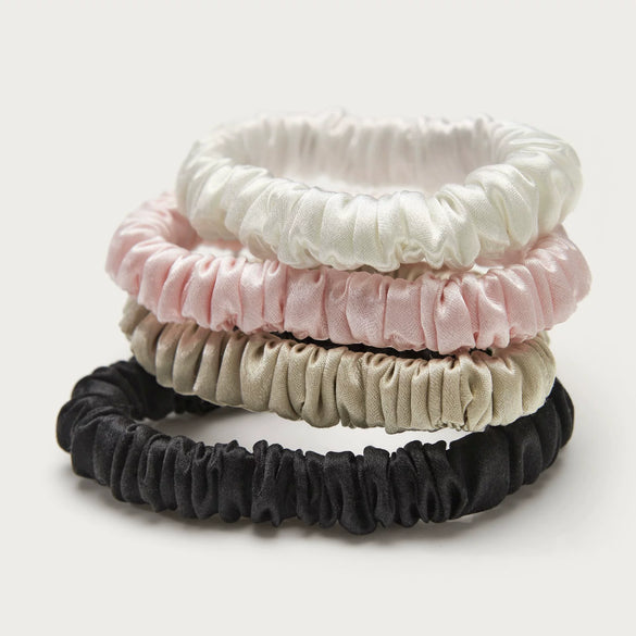 Silk Hair Accessories Handmade Round Head Rope Hair Band Hair Rope Hair Flower
