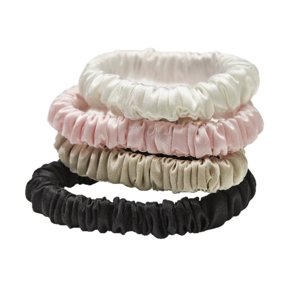 Silk Hair Accessories Handmade Round Head Rope Hair Band Hair Rope Hair Flower