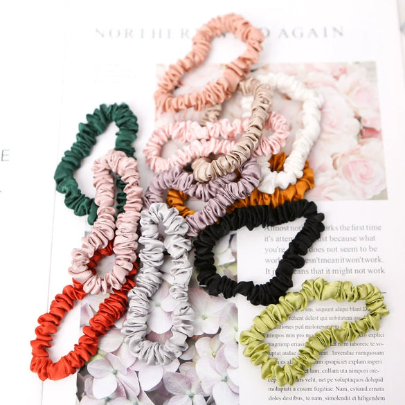 Silk Hair Ring Butterfly Embroidered