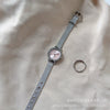 Silver Alloy Bracelet Watch For Women Fashion Elegant Style