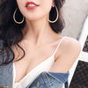 Silver Alloy Women Earrings French Style Cyber Popular Exaggerated Design Retro Matte Highgrade Sense Styling Geometry Pattern Geometry
