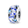 925 Silver Beads Copper Plated Diy Jewelry Bracelet Accessories With Dripping Oil Treatment And Butterfly Charm