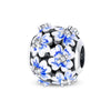 925 Silver Beads Copper Plated Diy Jewelry Bracelet Accessories With Dripping Oil Treatment And Butterfly Charm