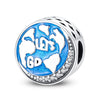 925 Silver Beads Copper Plated Diy Jewelry Bracelet Accessories With Dripping Oil Treatment And Butterfly Charm