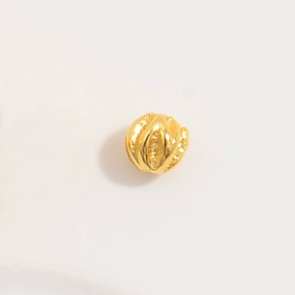 Silver Car Flower Twill Olive Pumpkin Bead Jewelry Accessories With Round Beads And Electroplating