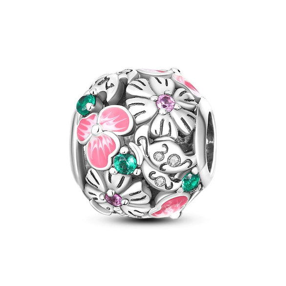 925 Silver Copper Plated Plant Daisy Avocado Sunflower Pendant Jewelry With Dripping Oil Design