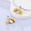 925 Silver Copper Plated Plant Daisy Avocado Sunflower Pendant Jewelry With Dripping Oil Design