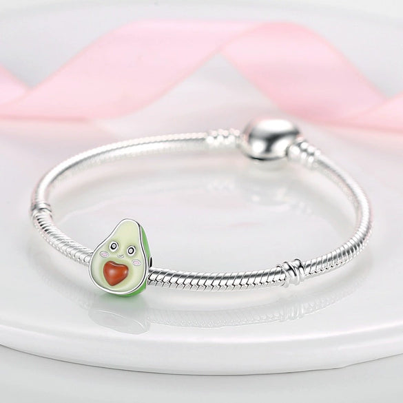 925 Silver Copper Plated Plant Daisy Avocado Sunflower Pendant Jewelry With Dripping Oil Design