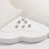 925 Silver Crescent And C Shape Wrap Buckle Jewelry Material With Electroplating