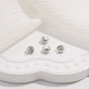 925 Silver Crescent And C Shape Wrap Buckle Jewelry Material With Electroplating