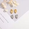 925 Silver Doublesided Flower Spring Joint Buckle Jewelry Connection Lobster Clasp Buckle Inlaid Zircon