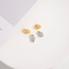 925 Silver Doublesided Flower Spring Joint Buckle Jewelry Connection Lobster Clasp Buckle Inlaid Zircon
