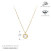 Silver Freshwater Pearl Pendant Clavicle Chain And Earrings For Women Electroplating Princess Style