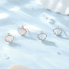 Silver 925 Fritillaria Shaped Women's High End Natural Style Earrings With Electroplating