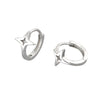 Silver 925 Geometric Flash Star Earrings For Women With Electroplating